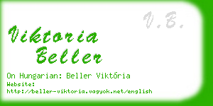 viktoria beller business card